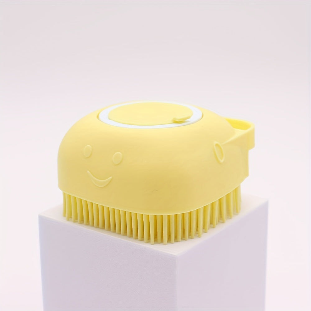 SudsyPet Silicone Bath Brush with Shampoo Dispenser - photo 3