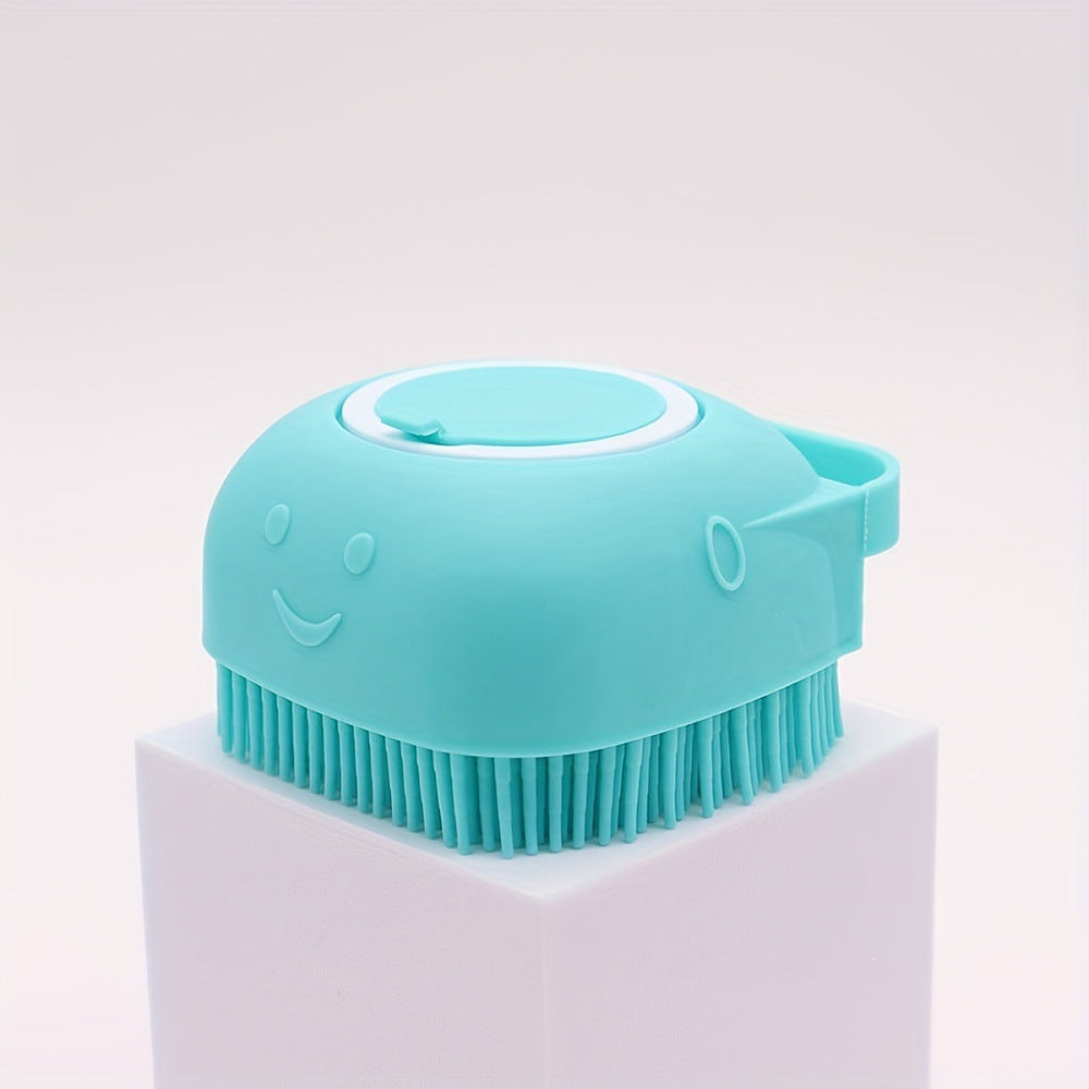 SudsyPet Silicone Bath Brush with Shampoo Dispenser - photo 4