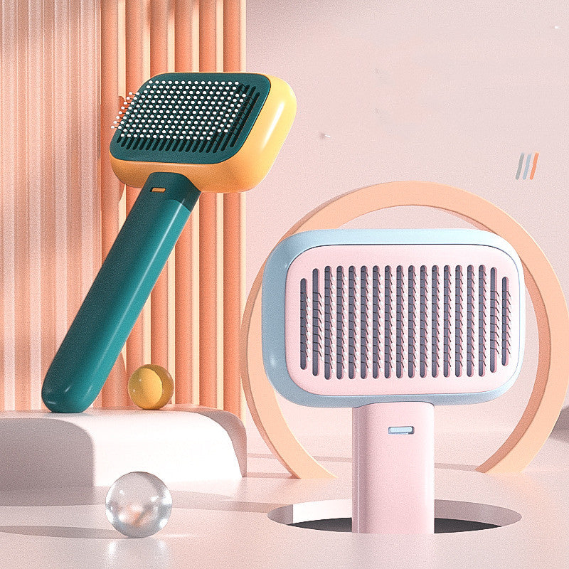 SudsyPet Self-Cleaning Detangling Brush