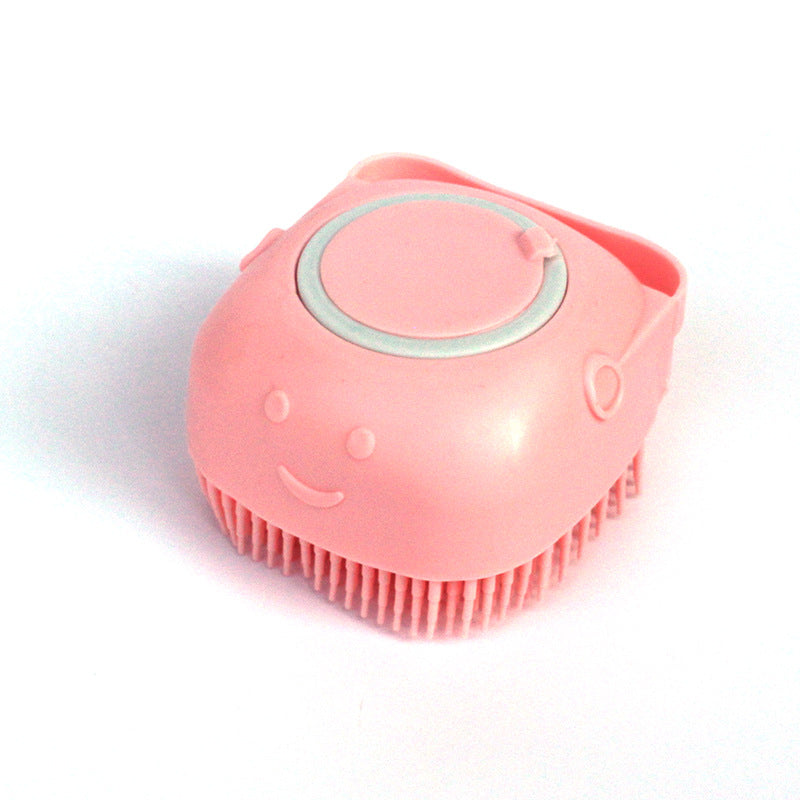 SudsyPet Silicone Bath Brush & Shampoo Dispenser