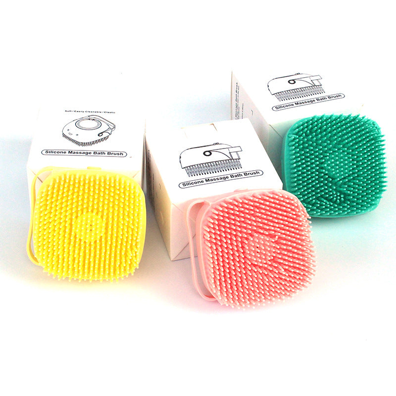 SudsyPet Silicone Bath Brush & Shampoo Dispenser