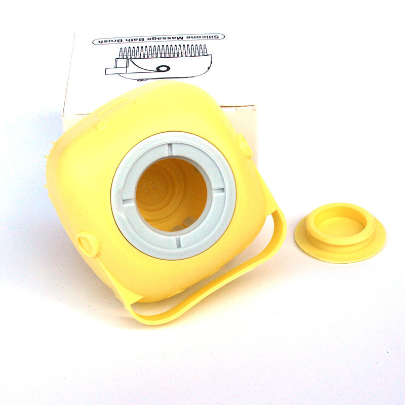 SudsyPet Silicone Bath Brush & Shampoo Dispenser